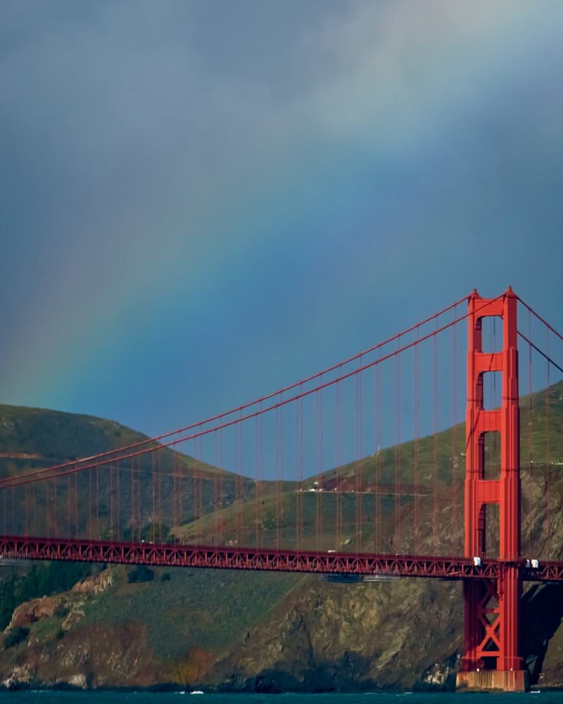 Rainbow Over Golden Gate Bridge Photography Art | Stu Berman Photography