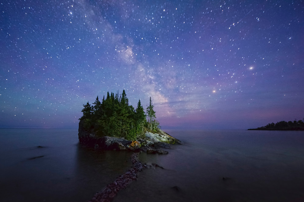 Milky Way Over Lake Superior