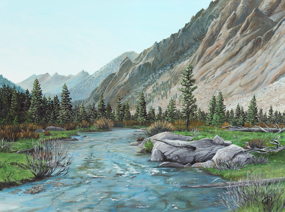 Kings Canyon Stream Painting
