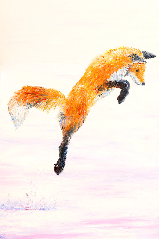 Fox Hunt: Leap Art | Mordensky Fine Art