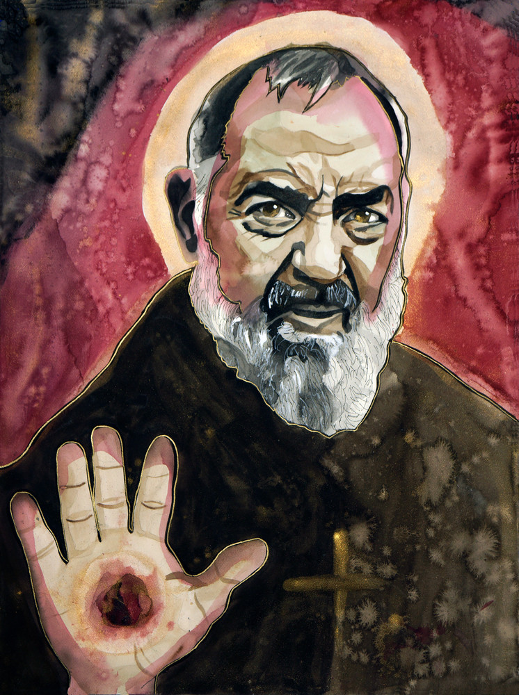 St. Padre Pio Art | William K. Stidham - heART Art