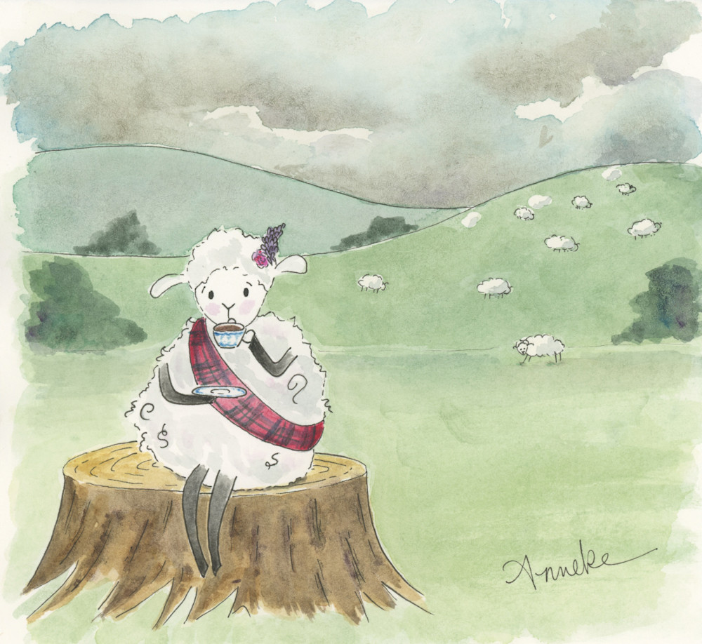 Scottish Sheep Art | Anneke Swanson Art
