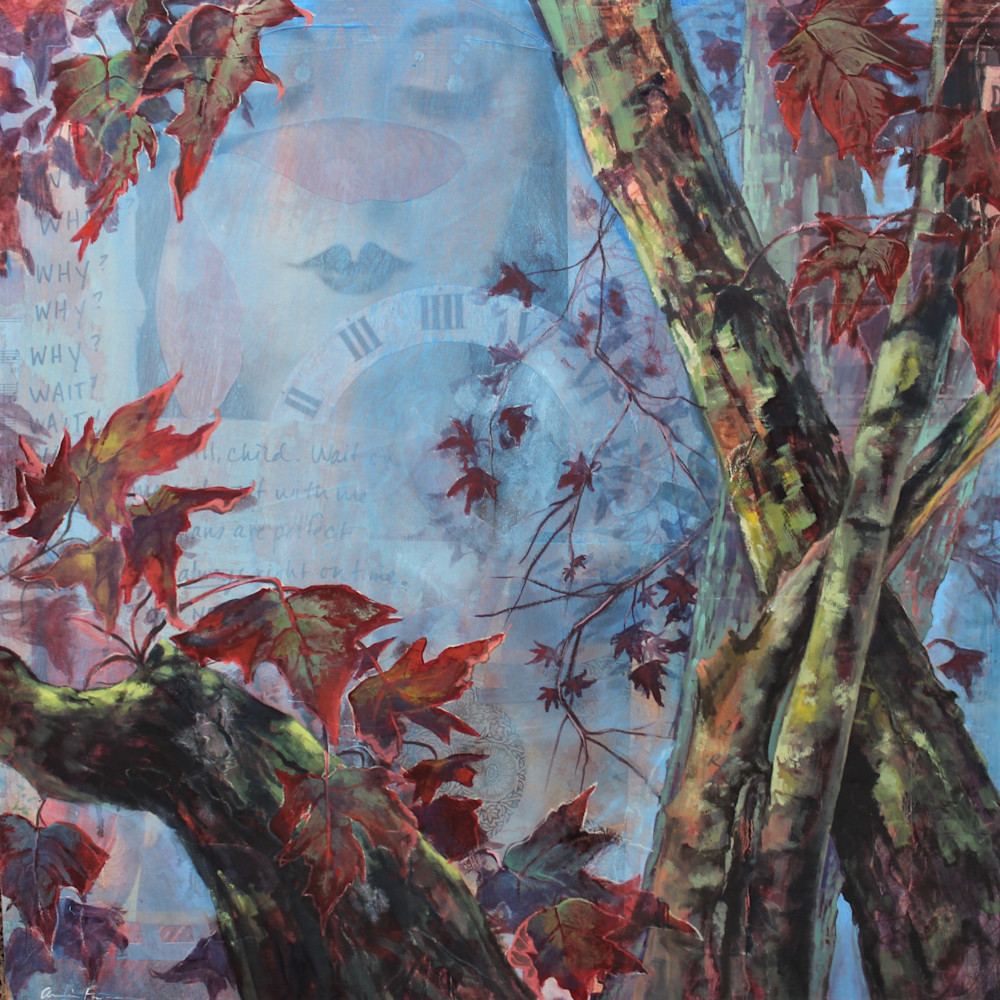 The Waiting Tree Art | Amelia Furman Mixed Media