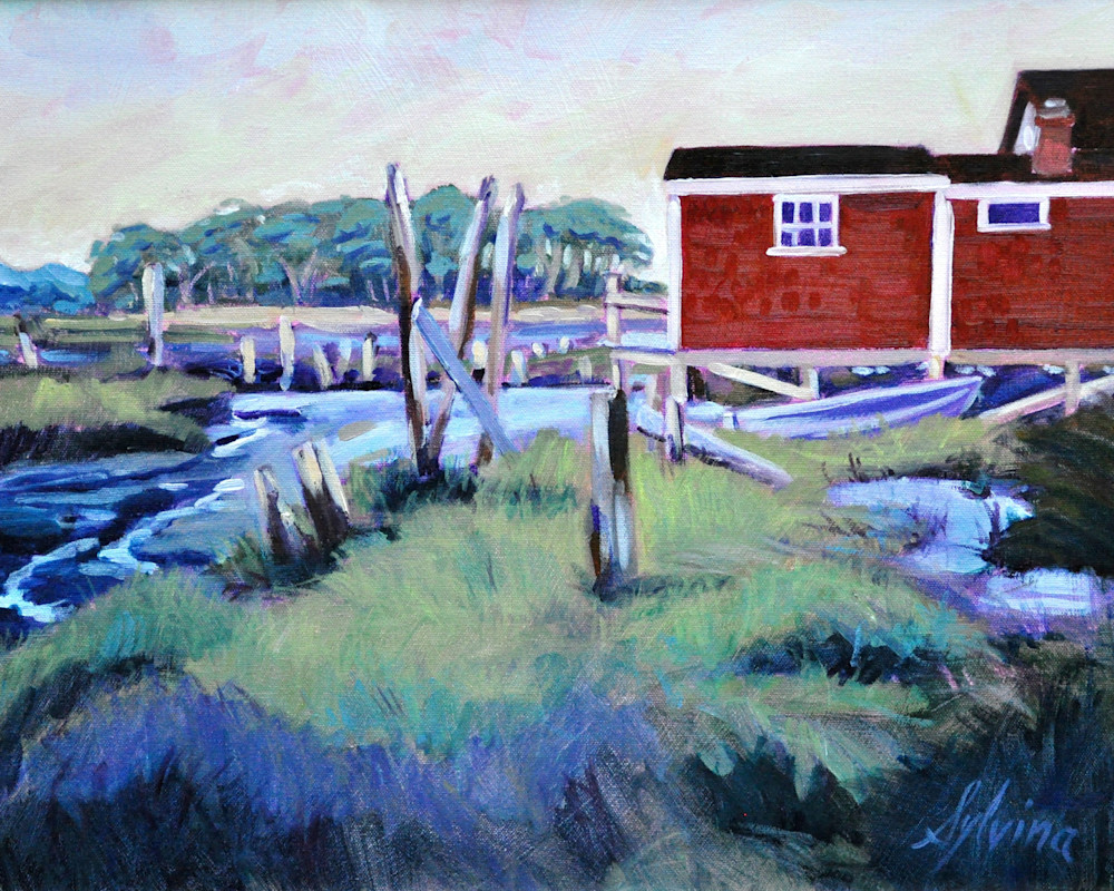 Turbatts Creek Kennebunk, Maine Art | Sylvina Rollins Artist