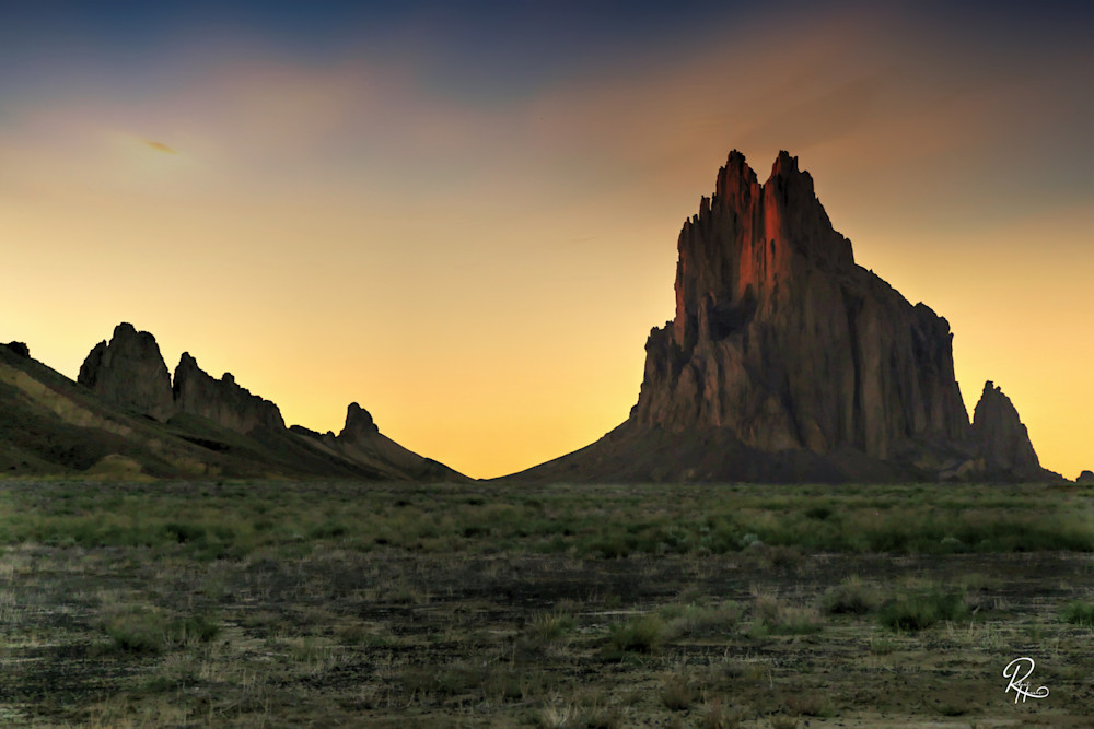 Golden Hour at Shiprock | Lion's gate Photography