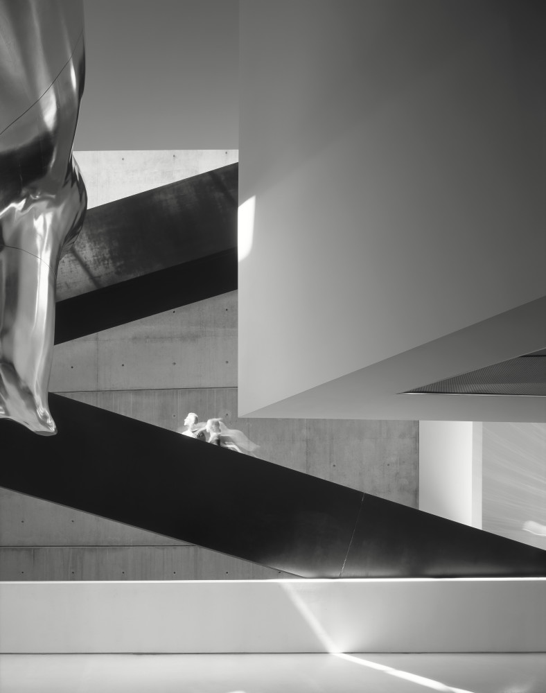 Hadid.Cin Art.Int.Bw 2 Photography Art | John Edward Linden Photography