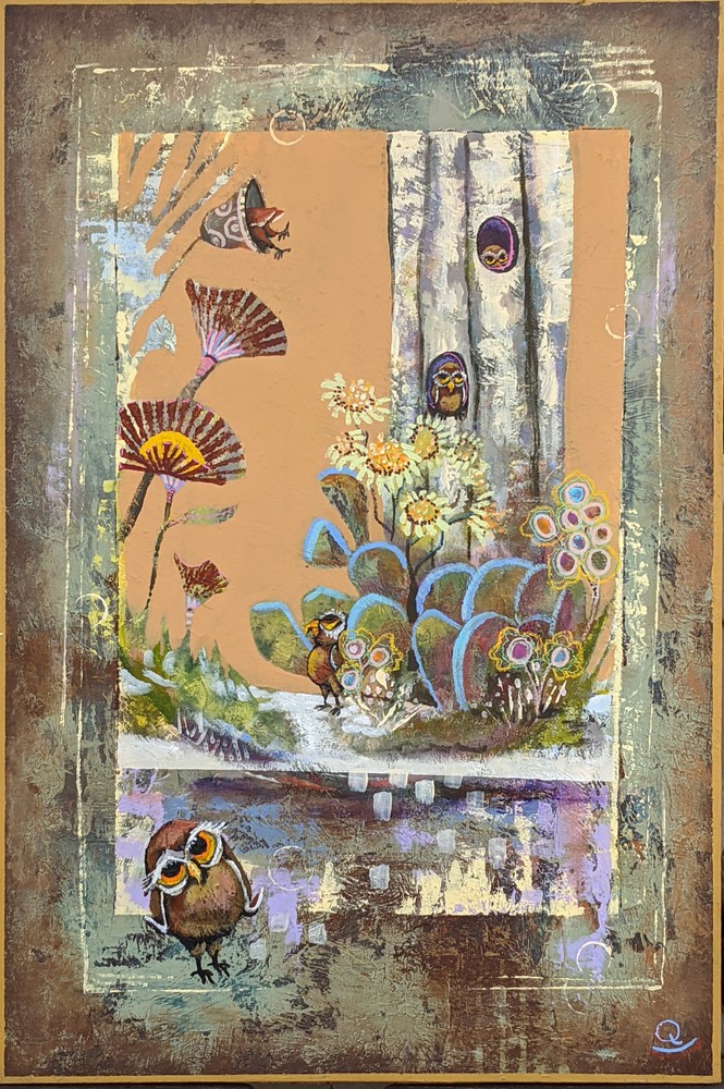 Pure Poppycock by artist Kathy Q Parks