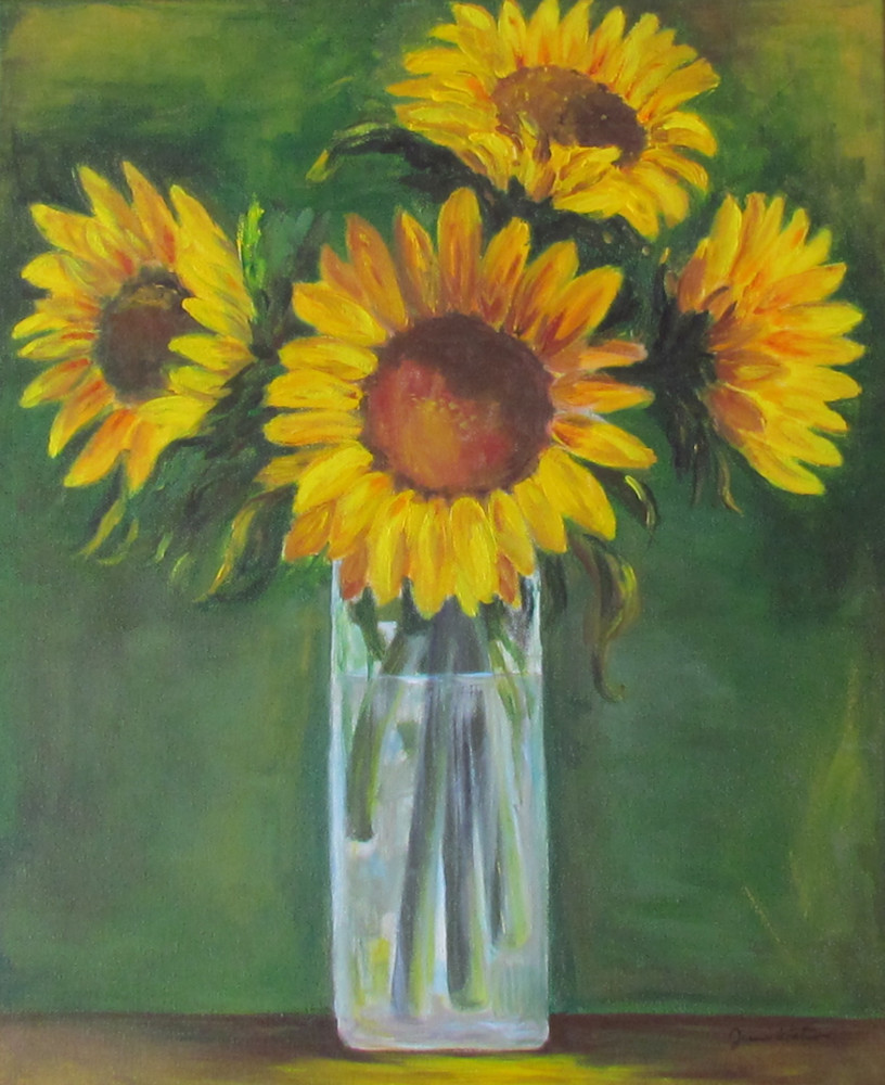 Sun Flowers Art | Jeanie Watson