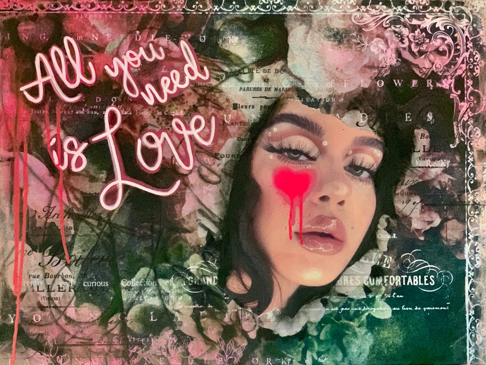 All You Need Is Love Art | Feminine Overdose, The Art of Gina Marie