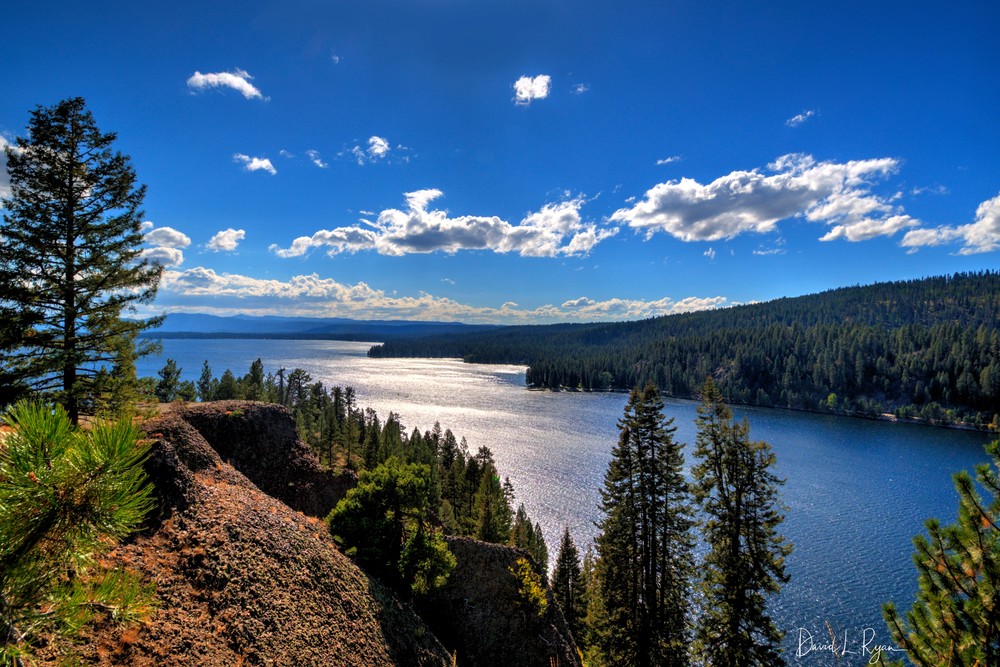 View Of Payette Lake From Osprey Point Photography Art | David Ryan Photography