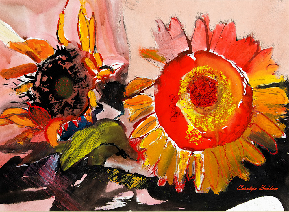 Sunflowers Art | Carolyn Schlam Studio