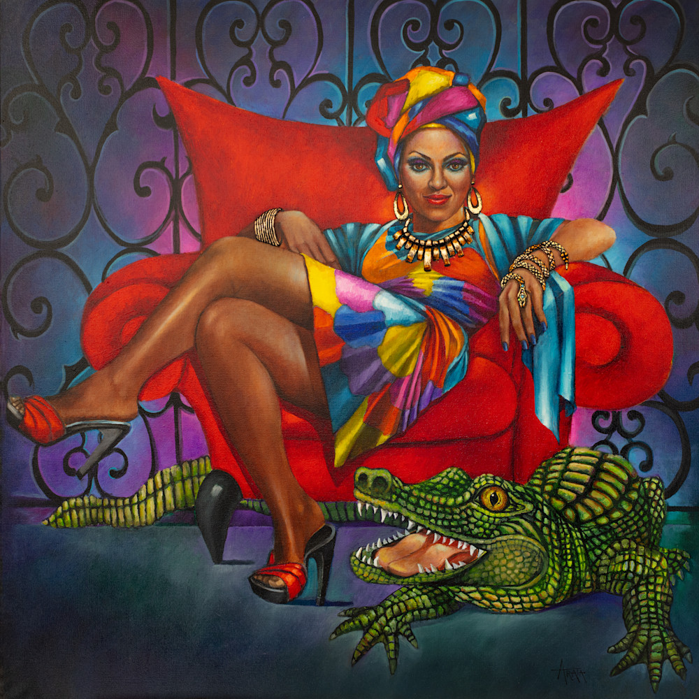  “Queen & Her Gator” Art | Geraldine Arata