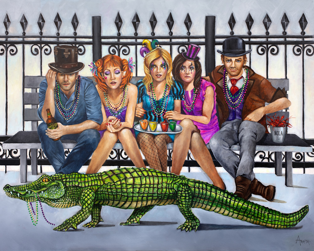 Gator Pub Crawl  Art | Geraldine Arata