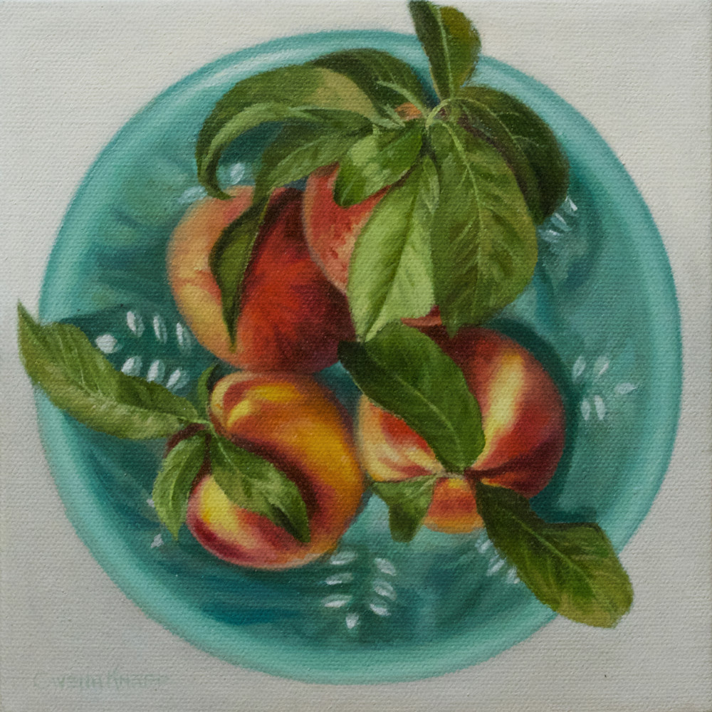 August Peaches Art | Gwenn Knapp Artist