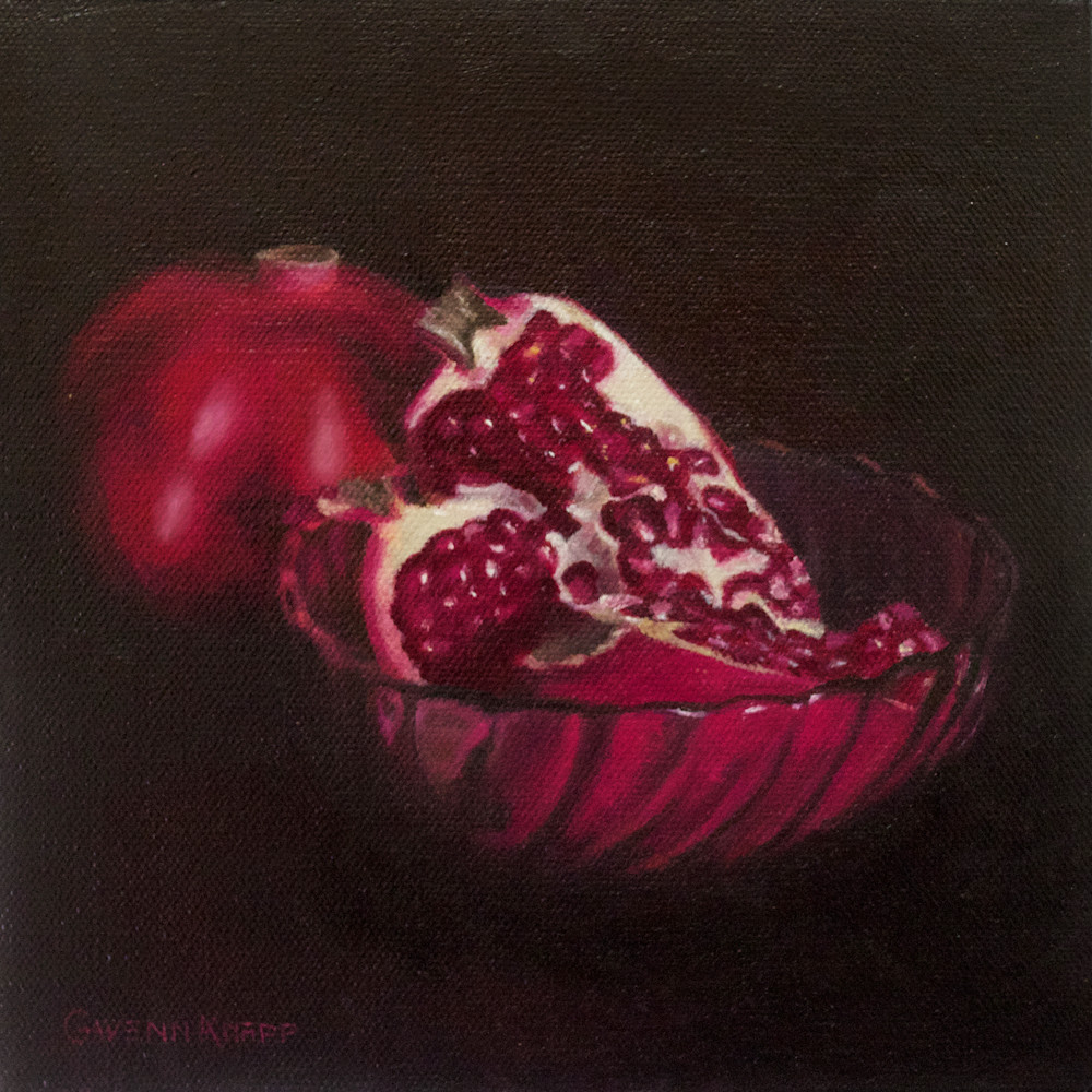 Pomegranate & Glass Art | Gwenn Knapp Artist
