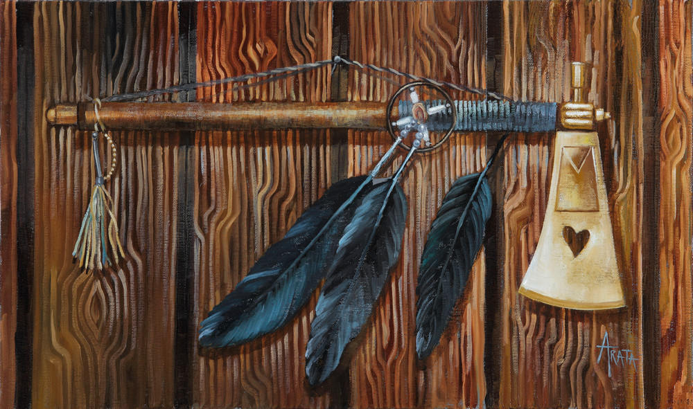 Black Feather  Ax Art | Geraldine Arata
