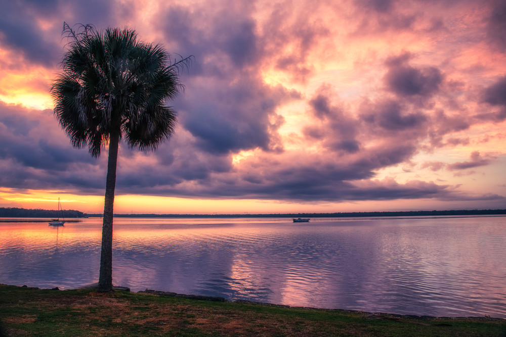 Fire Over the St. Johns River - Florida fine-art photography prints