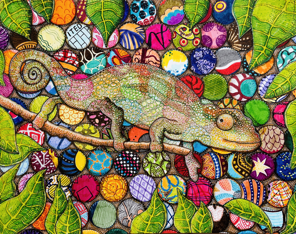 Cultural Chameleon Art | Kristen Palana