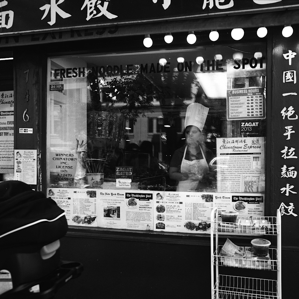 A noodle shop in Washington. DC's Chinatown - Fine Art Photography Print 