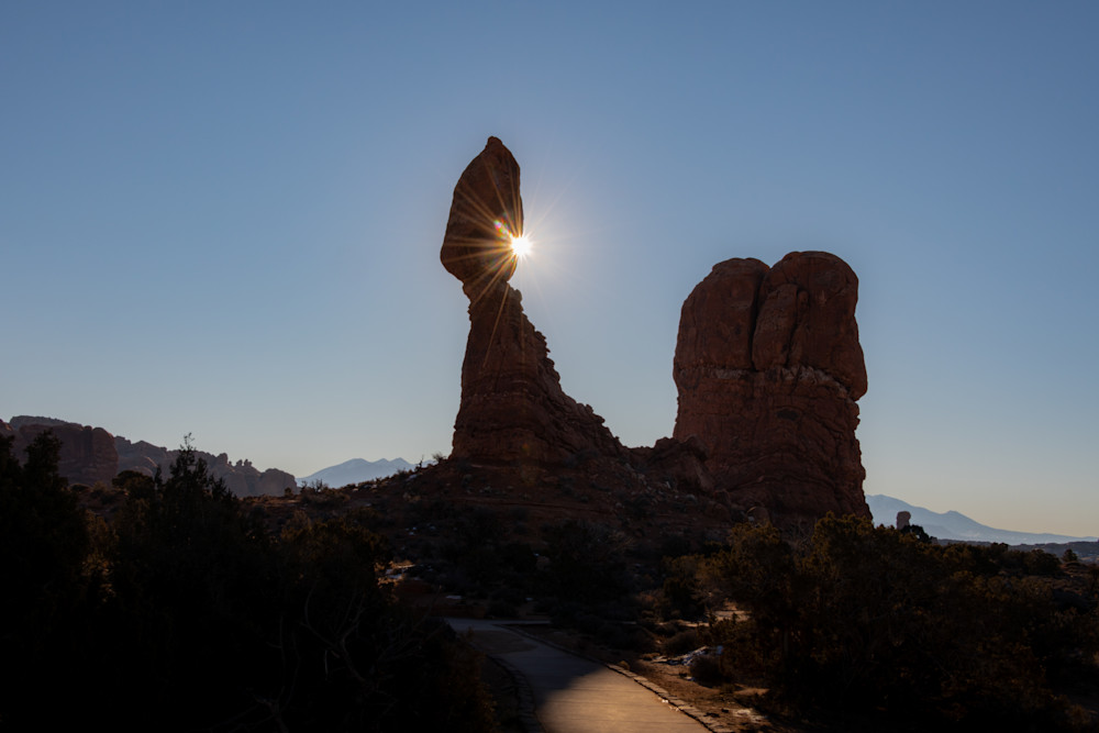 Balancing Rock Silhouette  Photography Art | RPG Photography