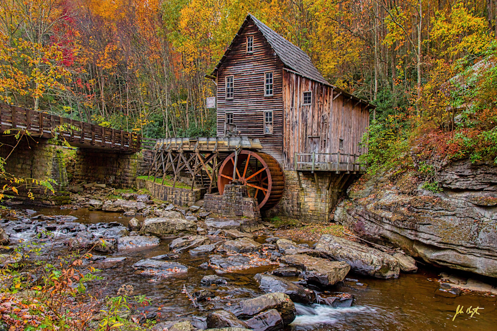 Glade Creek Grist Mill No. 1 Photography Art | johnkennington