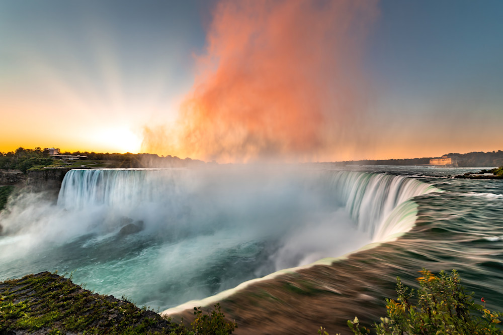 Morning Light Breaks On Niagara's Horseshoe Falls Photography Art | Rick Vyrostko Photography
