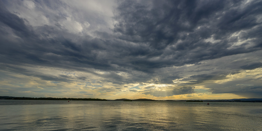 Moody Greys - Sunset Pelican - Lake Macquarie NSW
