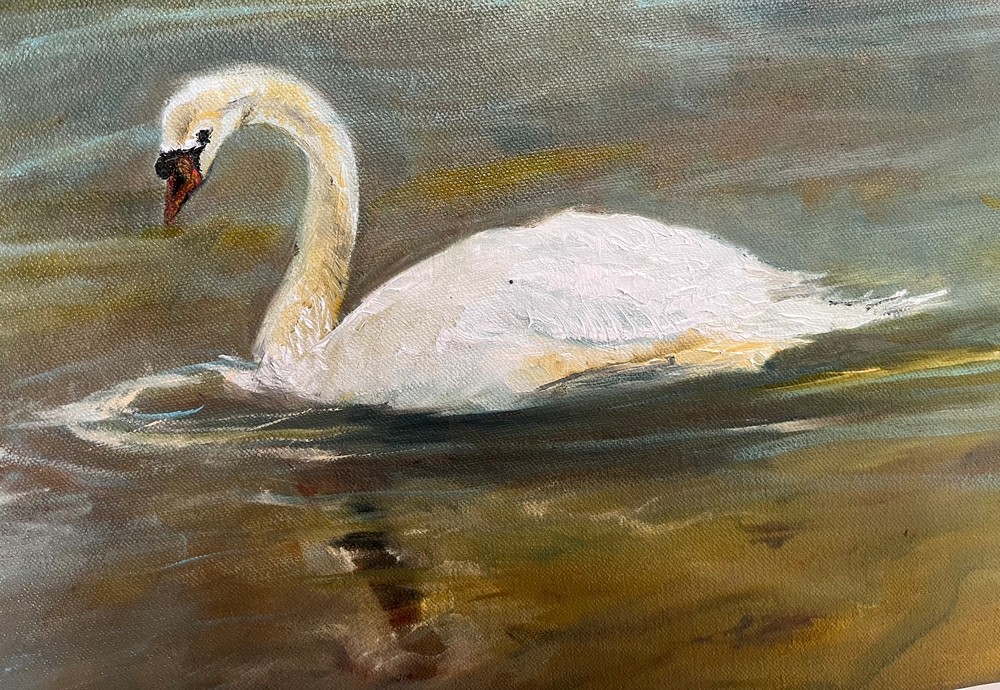 Swan 2 Art | Katherine Bennett Art
