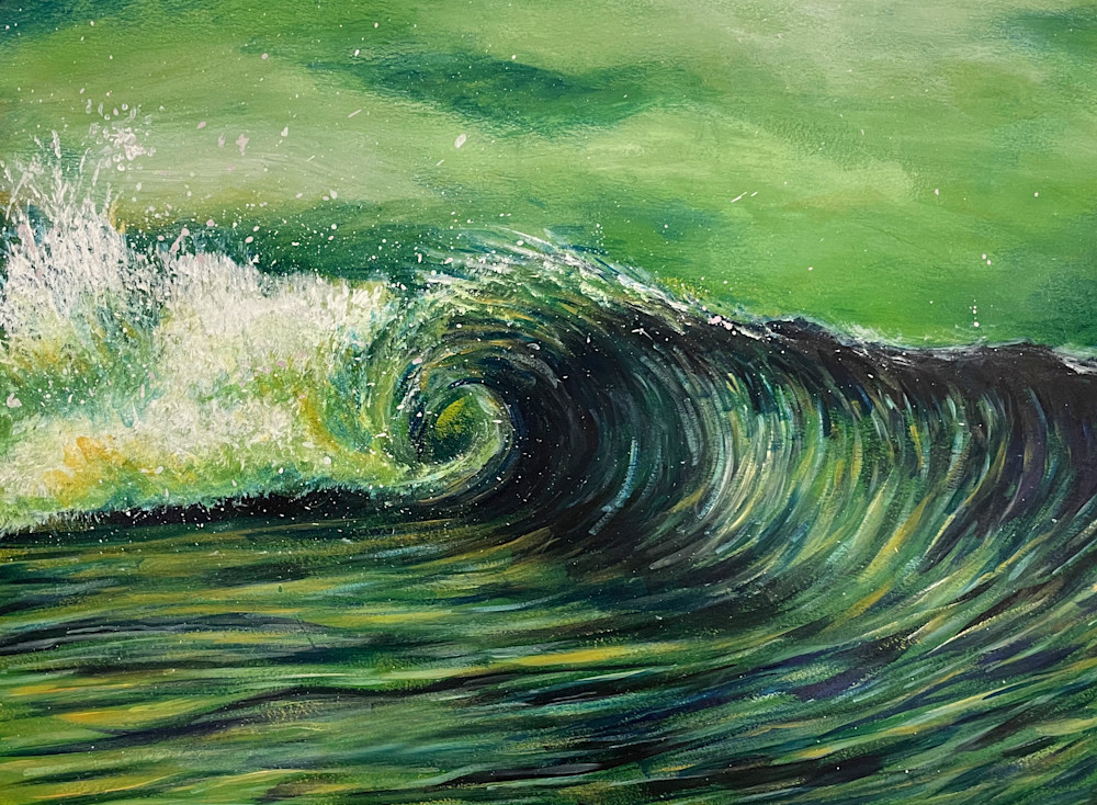Green Wave Prints