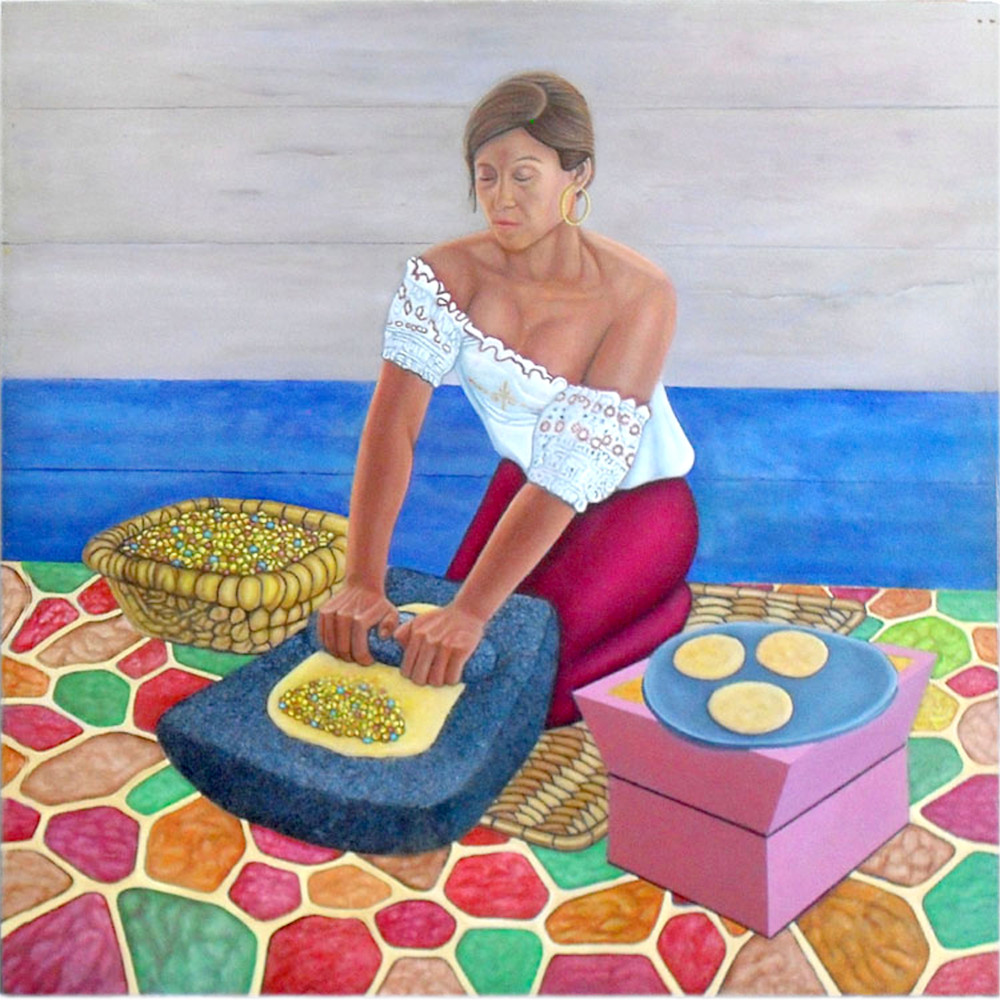 Corn Grinder Art | GIL VASQUEZ FINE ART