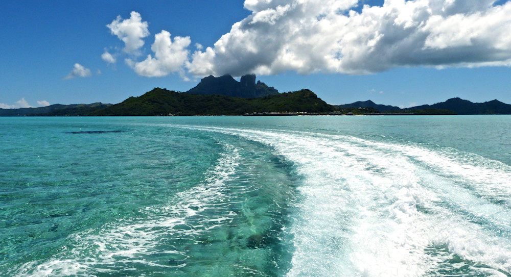 Bora Bora Boat Ride Art | Siegel Photography, LLC