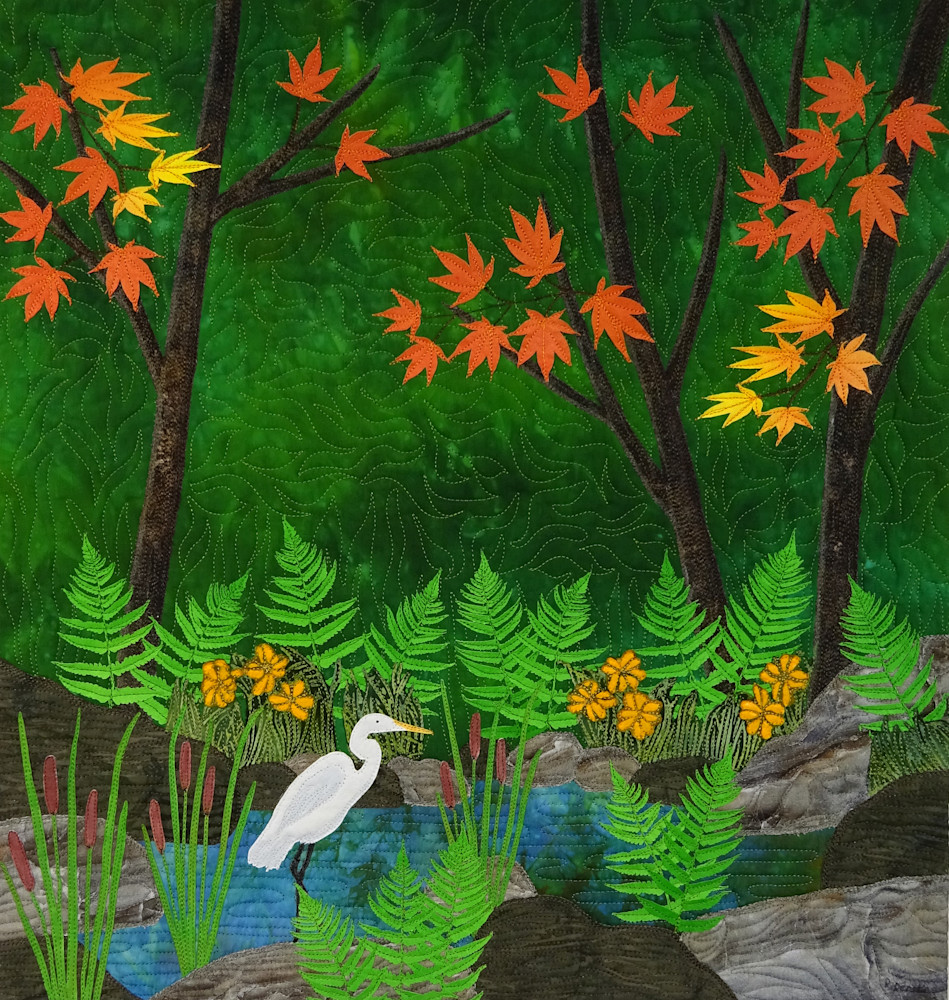 Autumn Heron  Art | Rachel Derstine Designs