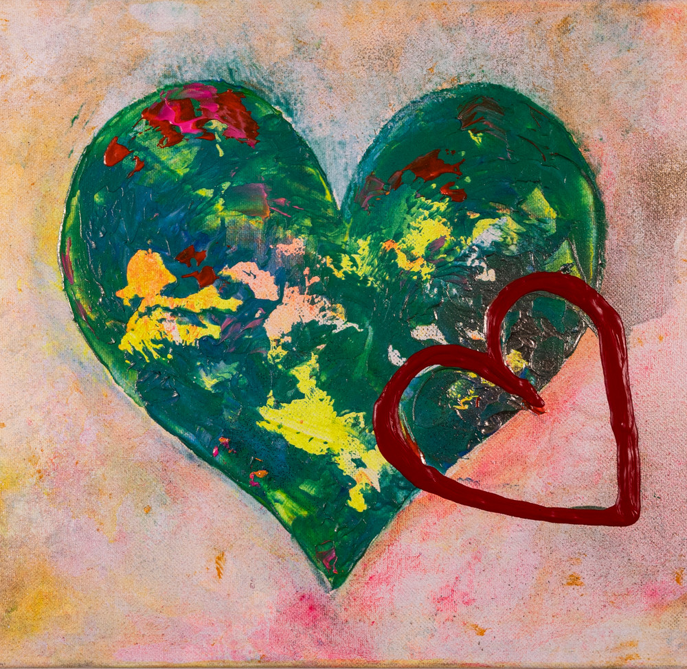 Livin The Dream Heart Art | The HeArt Painter, inc.