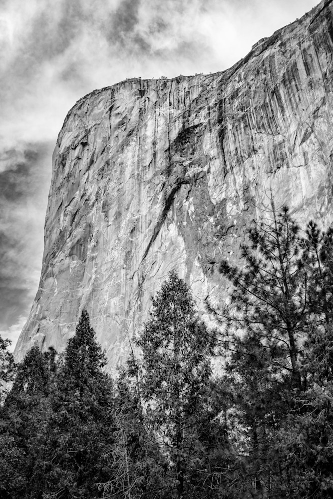 Profile of El Capitan, Yosemite National Park, California, 2021
