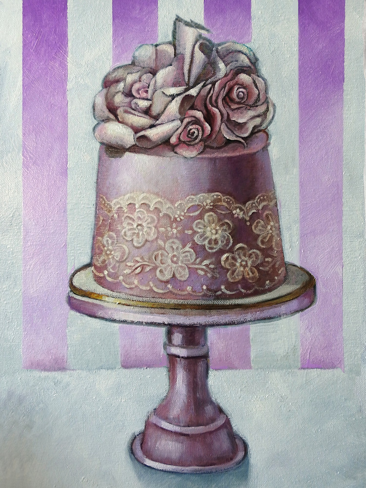 Rose Cream Cake Art | Geraldine Arata