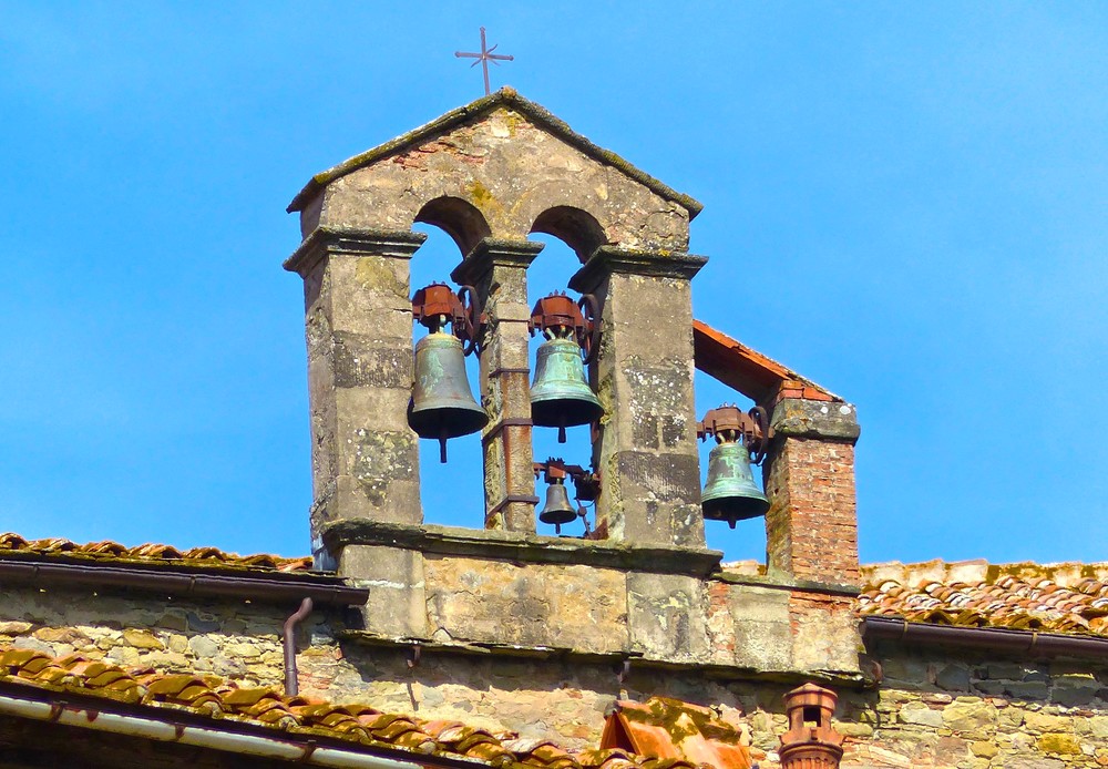 Bell Tower In Cortona Tuscany Art | Siegel Photography, LLC