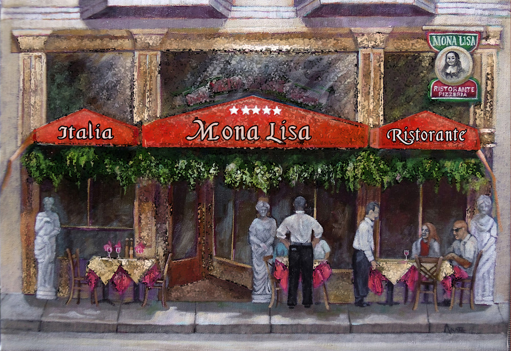  Mona Lisa Restaurant  Art | Geraldine Arata