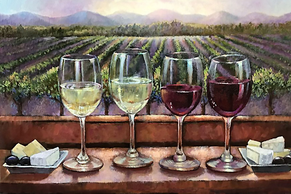 Napa Wine Train  Art | Geraldine Arata
