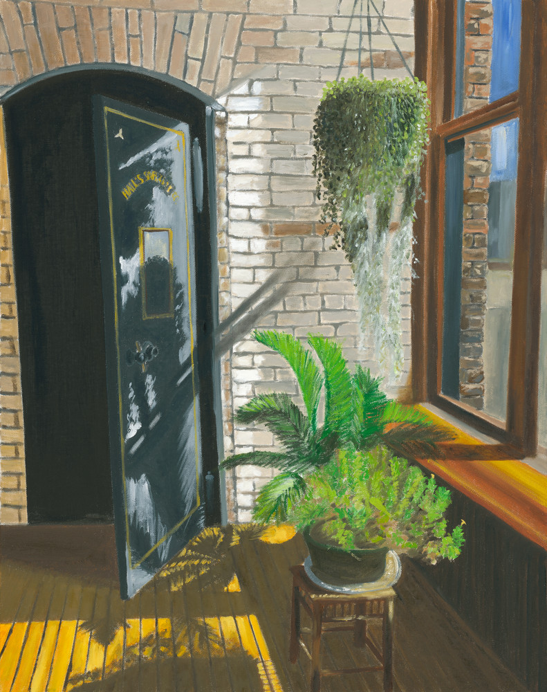 The Studio    Big Safe Door Art | Brendan Kramp Studio & Workshop