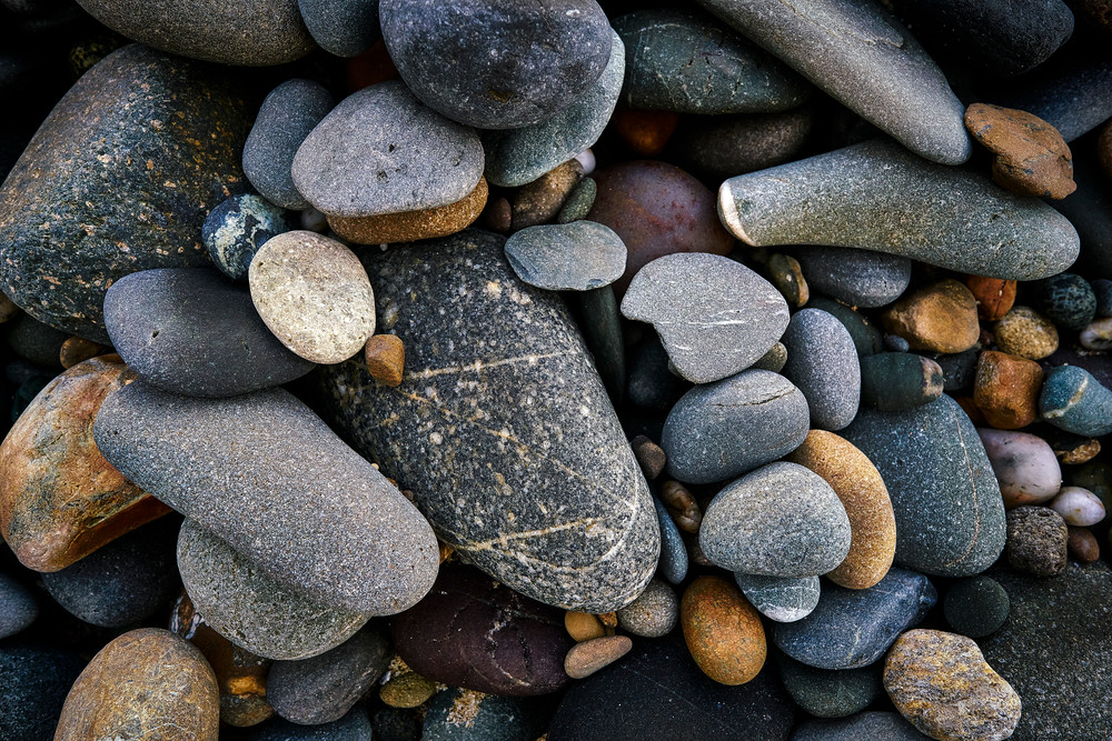Banff Creek Rocks Photography Art | OMS Photo Art Store