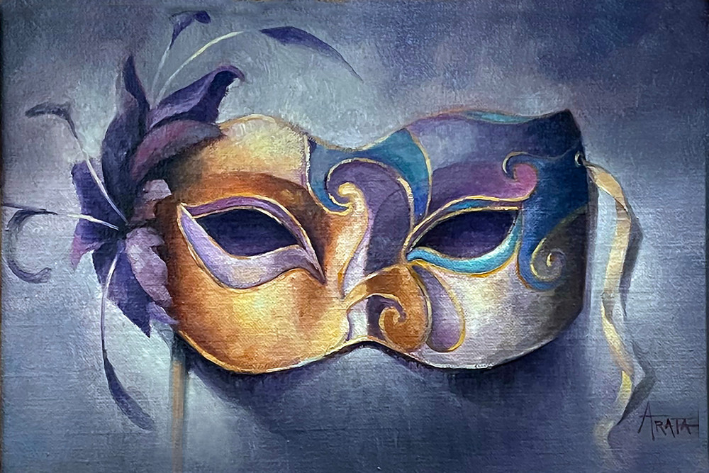 Half Mask  Art | Geraldine Arata