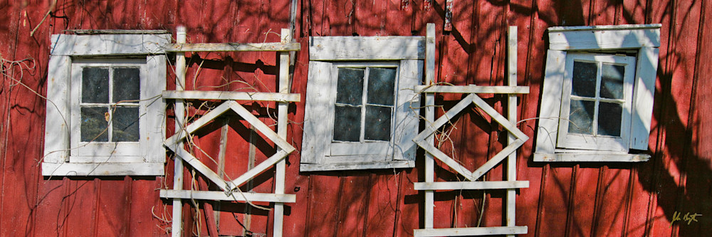 Barn Windows Photography Art | John Kennington Photography