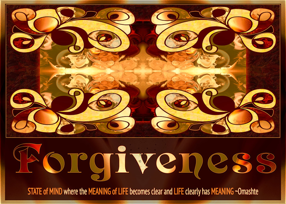 Forgiveness Spiritual Artwork by Omashte