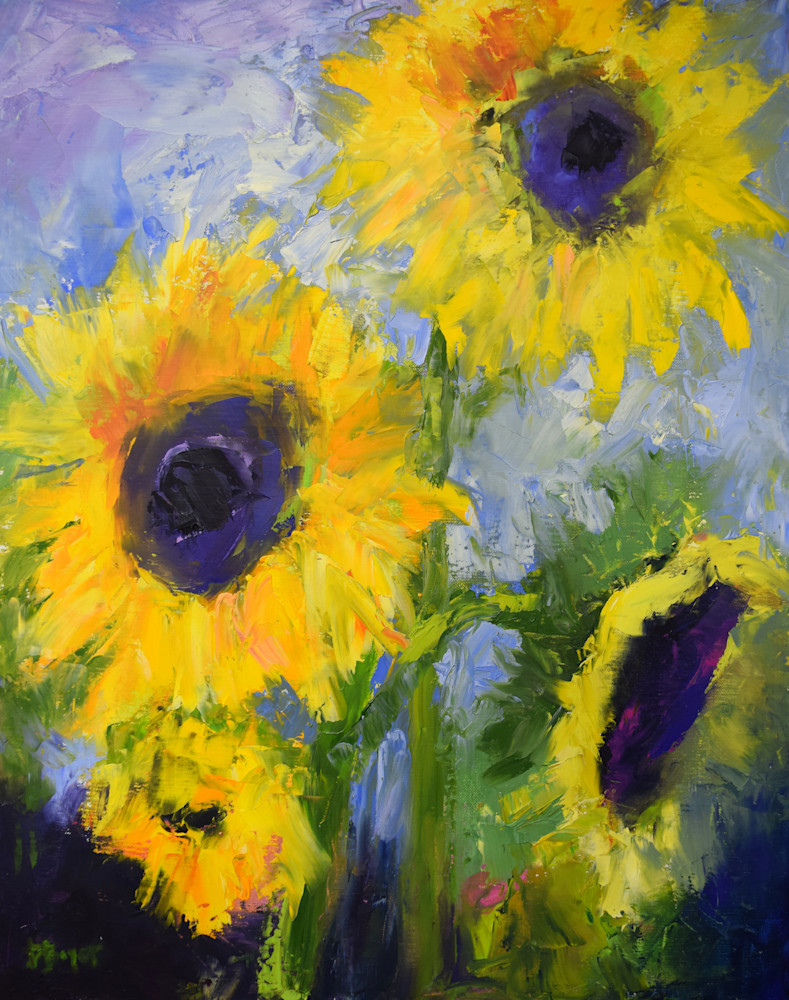 Robin's Sunflowers Art | Dawn Boyer Fine Art
