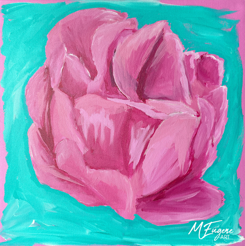 Pink Bloom Art | M Eugene Art