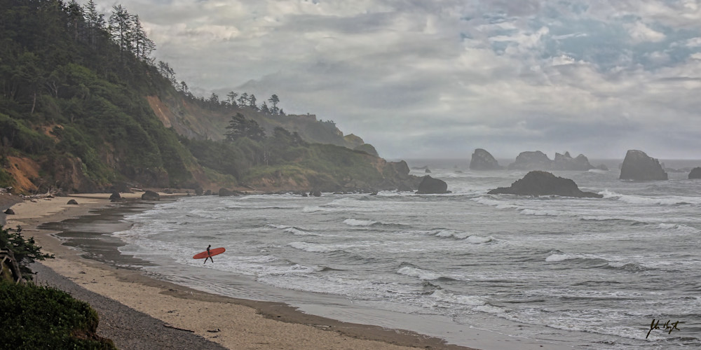Cannon Beach Surfer Photography Art | johnkennington