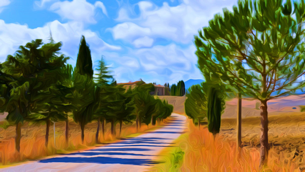 Tuscan Roadway Art | Siegel Photography, LLC