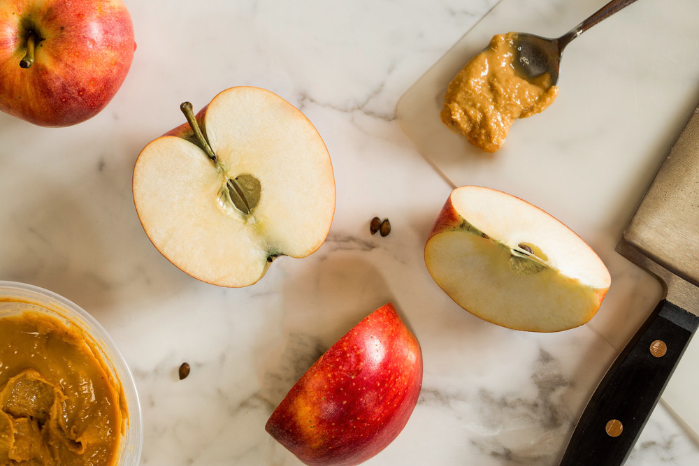 Apples & Peanut Butter - Fruits & Veggies Food Photo Project