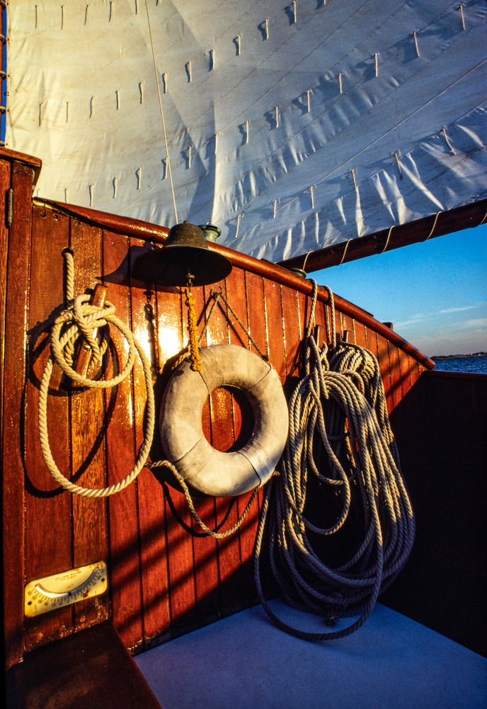 Catboat Detail, #4 Photography Art | Allan Weitz Design