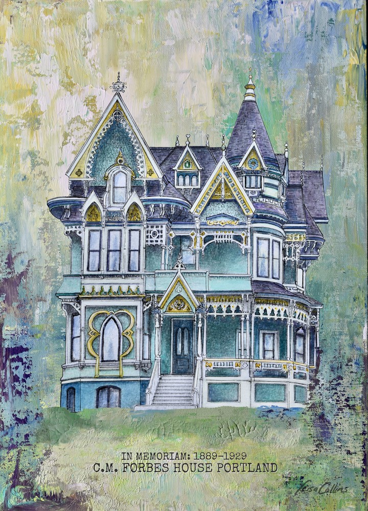 C.M. Forbes House Portland Art | Leisa Collins Art